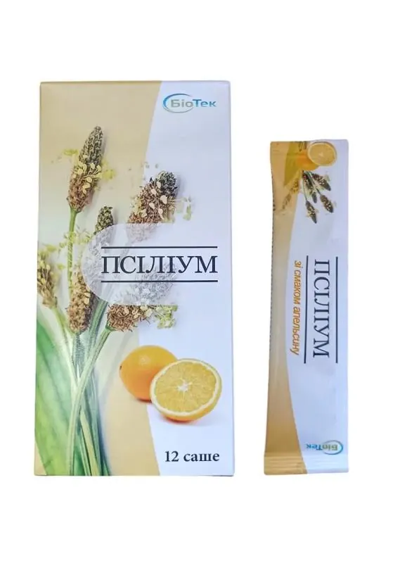 Псіліум зі смаком апельсину №12 у саше