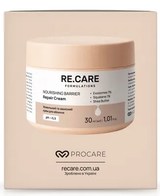Крем для обличчя Re.Care живильний та захисний, 30 мл