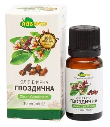 Олія ефірна Адверсо гвоздики, 10 мл