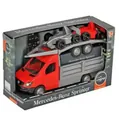 Іграшка для дітей авто Tigres Mercedes-Benz Sprinter Евакуатор з лафетом червоний