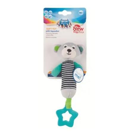 Іграшка для дітей Canpol babies 68/055 Bears плюшева з пищалкою та зубогризкою 0+ сіра