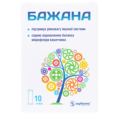 Бажана порошок №10 в стиках