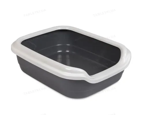Туалет для кішок Природа PR241698 Comfort L Сірий 49 х 39 х 15 см