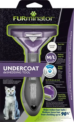 Фурмінатор FURminator 691661 для котів з короткою шерстю, розмір L