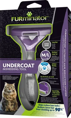 Фурмінатор FURminator 691662 для котів з довгою шерстю, розмір L