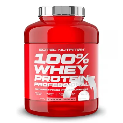 Протеїн сироватковий змішаний Scitec Nutrition 100% Whey Protein Professional полуниця, 2350 г
