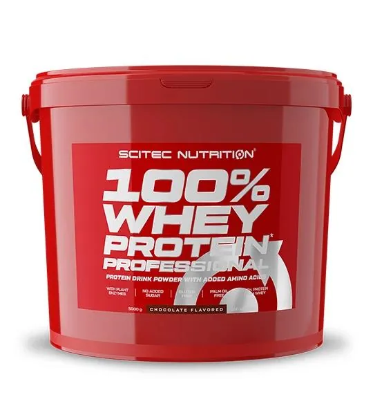 Протеїн сироватковий змішаний Scitec Nutrition 100% Whey Protein Professional шоколад, 5000 г