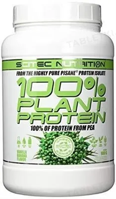Протеїн гороховий ізолят Scitec Nutrition 100% Plant Protein ваніль-банан, 900 г