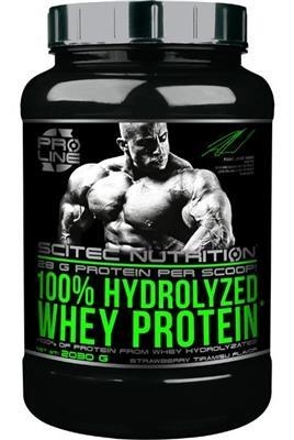 Протеин Scitec Nutrition 100% Hydrolyzed Whey Protein, клубничный тирамису, 2030 г