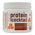 Протеїн комплексний POWERFOOD protein cocktail, карамель, 500 г у бан.
