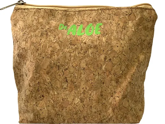 Косметичка Dr.Aloe з коркової тканини, 20 см х 15 см