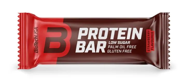 Батончик протеїновий Biotech Protein Bar полуниця, 70 г