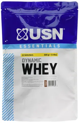 Протеїн сироватковий змішаний USN Essentials Dynamic Whey шоколад, 500 г