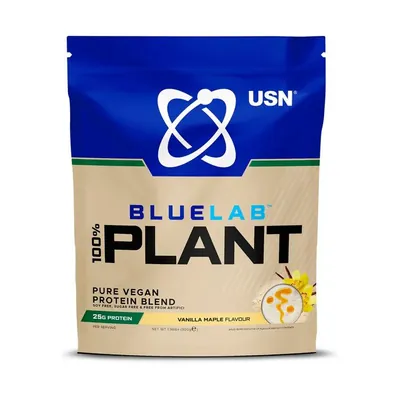 Протеїн рослинний змішаний USN Blue Lab 100% Plant  ванільний клен, 900 г