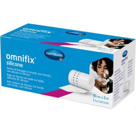 Пластир медичний Omnifix Silicone еластичний нетканий на силіконовій клеєвій основі білий 10 см х 2 м, 1 штука