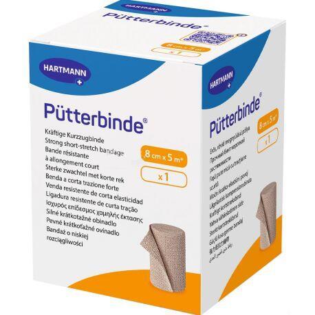 Бинт эластичный Putterbinde средней растяжимости 8 см х 5 м