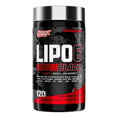 Жироспалювач Nutrex Research Lipo6 Black, 120 капсул