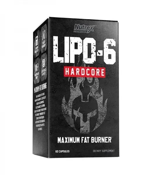 Жироспалювач Nutrex Research Lipo6 Hardcore, 60 капсул