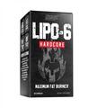 Жироспалювач Nutrex Research Lipo-6 Hardcore, 60 капсул