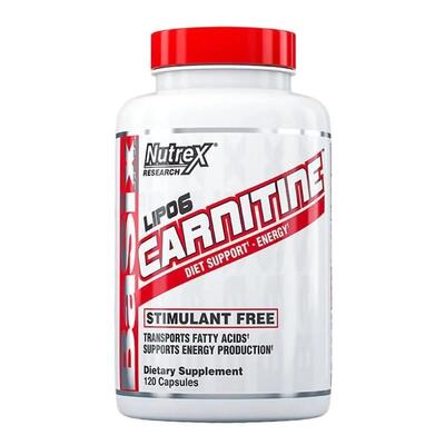 Карнитин Nutrex Research Lipo 6 Carnitine, 120 капсул