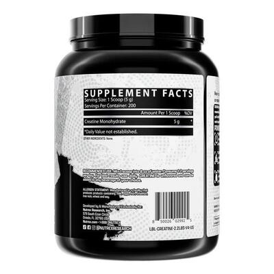 Креатин Nutrex Research Creatine Monohydrate, 1000 г