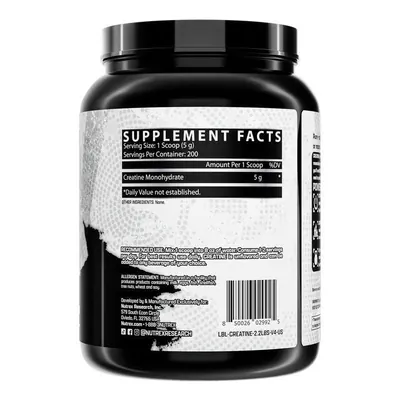 Креатин Nutrex Research Creatine Monohydrate, 1000 г