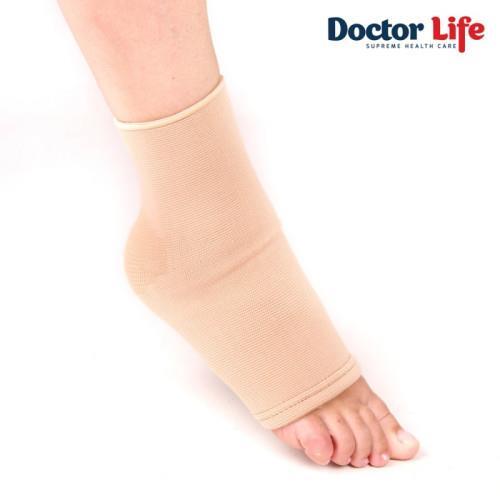 Бандаж на голеностопный сустав Doctor Life AN-08 эластичный, цвет бежевый, размер ХХL