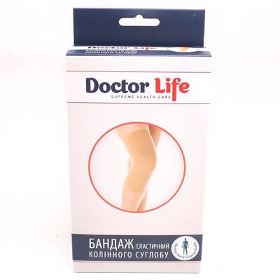 Бандаж на коленный сустав Doctor Life KS-10, эластичный, размер XXL