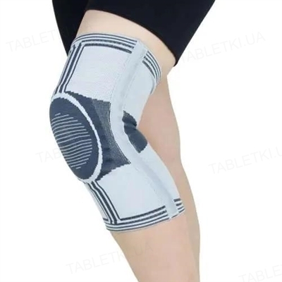 Бандаж на коленный сустав Doctor Life Active А7-049, эластичный, усиленный, размер XXL