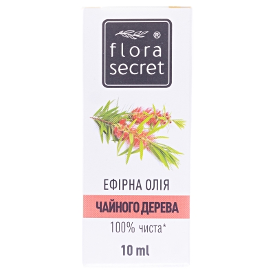 Масло эфирное Flora Secret чайного дерева, 10 мл