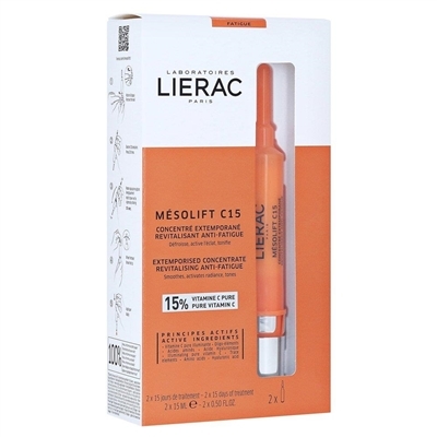 Концентрат для обличчя Lierac Mesolift C15 Serum, 2 флакони по 15 мл