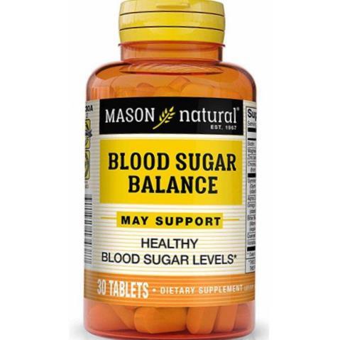 Диетическая добавка Mason Natural Blood Sugar Balance, 30 таблеток