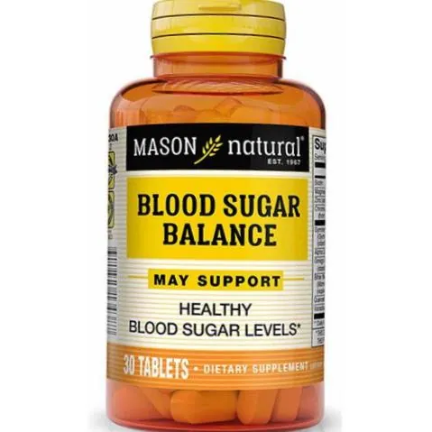Дієтична добавка Mason Natural Blood Sugar Balance, 30 таблеток