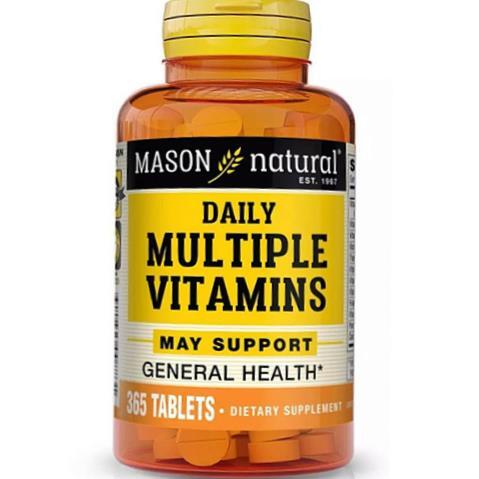 Мультивитамины Mason Natural Daily Multiple Vitamins, 365 таблеток