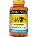 L-лізин Mason Natural L-Lysine 500, 100 таблеток