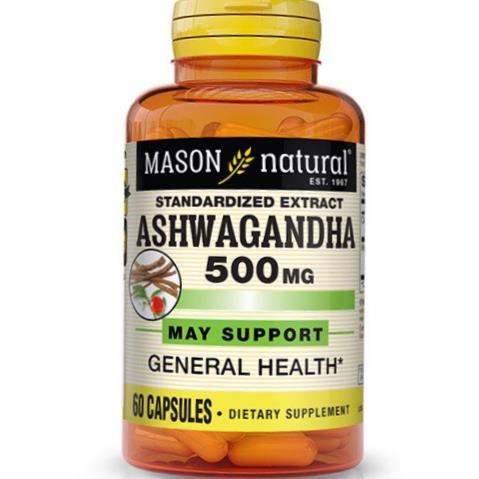 Ашваганда Mason Natural Ashwagandha 500, 60 капсул