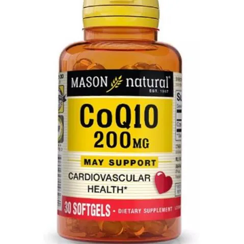 Коензим Q10 Mason Natural CoQ10 200, 30 гелевих капсул