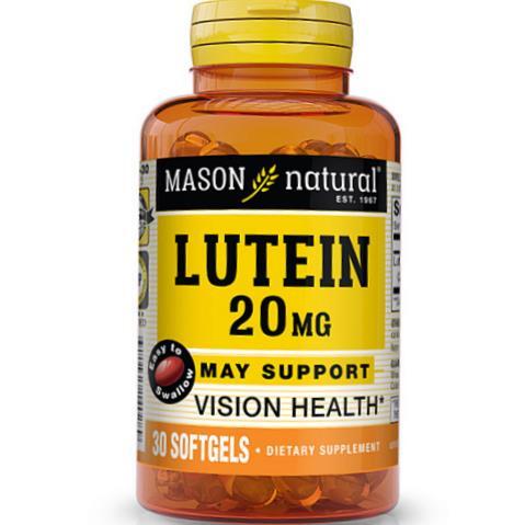 Лютеин Mason Natural Lutein 20, 30 гелевых капсул
