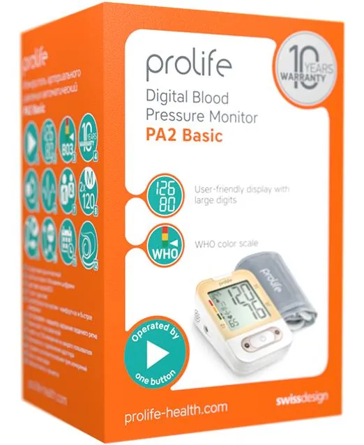 Тонометр Prolife PA2 Basic автоматичний