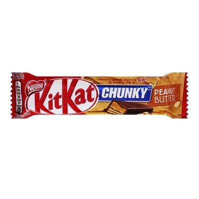 Батончик Kit Kat Chunky с арахисовой пастой, 42 г