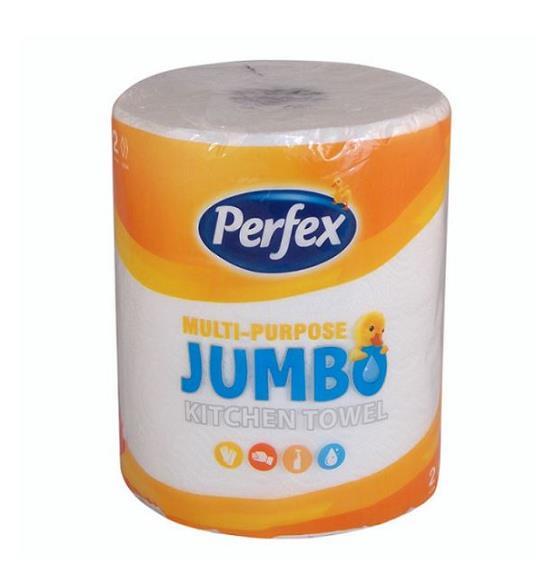 Полотенца бумажные Perfex Jumbo, 2 слоя, рулон, 1 штука