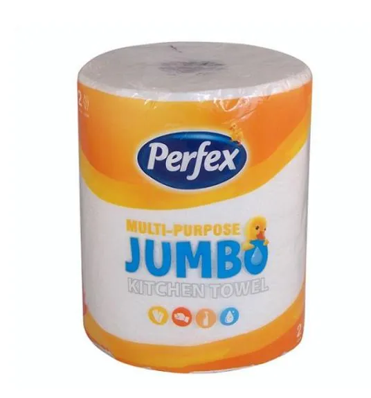 Рушники паперові Perfex Jumbo, 2 шари, рулон, 1 штука