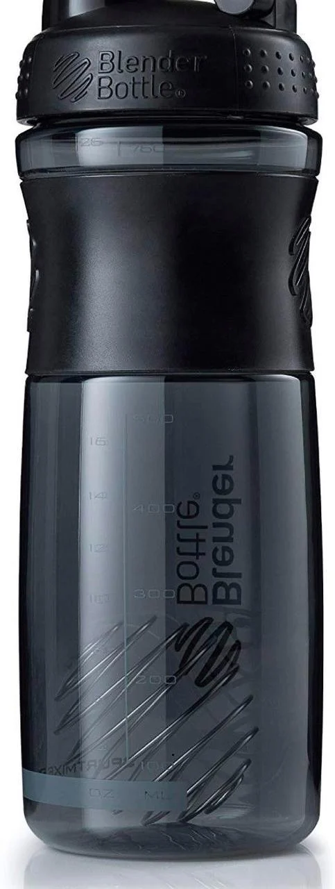 Шейкер-бутылка Blender Bottle SportMixer Black, 820 мл