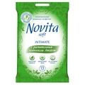 Салфетки для интимной гигиены Novita Intimate Soft с растительным комплексом Amiderm, 15 штук