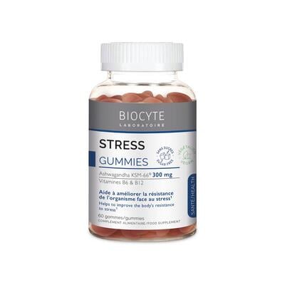 Комплекс Biocyte Stress Gummies для зменшення стресу з екстрактом ашваганди, 60 жувальних цукерок