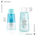 Средство для демакияжа глаз Vichy Purete Thermal, двухфазное, с защитой от выпадения ресниц, 100 мл