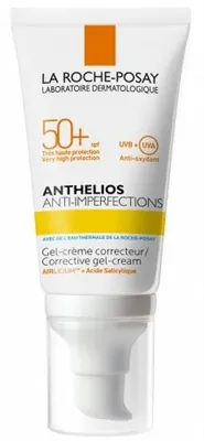 Гель-крем сонцезахисний La Roche-Posay Anthelios SPF50+ коригуючий для жирної, проблемної та схильної до акне шкіри обличчя, 50 мл