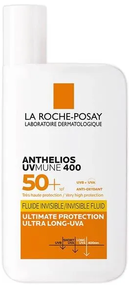 Флюїд сонцезахисний La Roche-Posay Anthelios UVmune 400 для чутливої шкіри обличчя, SPF 50+, 50 мл
