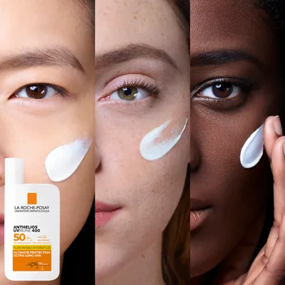 Флюїд сонцезахисний La Roche-Posay Anthelios UVmune 400 для чутливої шкіри обличчя, SPF 50+, 50 мл
