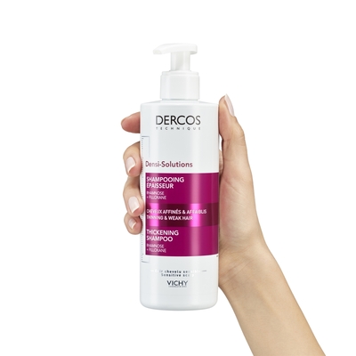 Шампунь Vichy Dercos Densi Solutions для відновлення густоти і об'єму тонкого ослабленого волосся, 400 мл